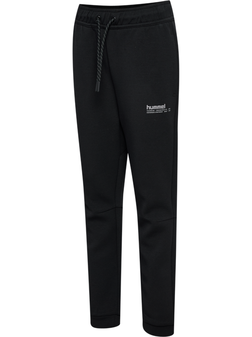 hmlJR TECH FLEECE PANTS, BLACK hmlJR TECH FLEECE PANTS, BLACK, packshot