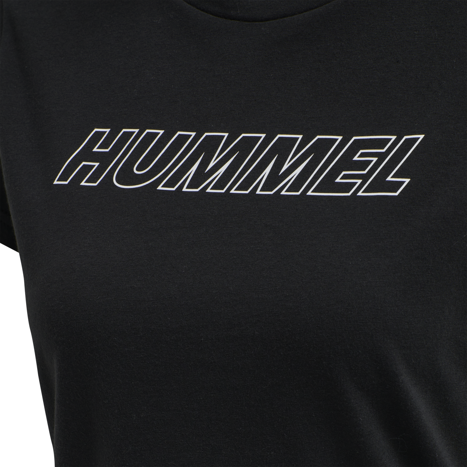 hmlTE CALI COTTON T-SHIRT, BLACK, packshot