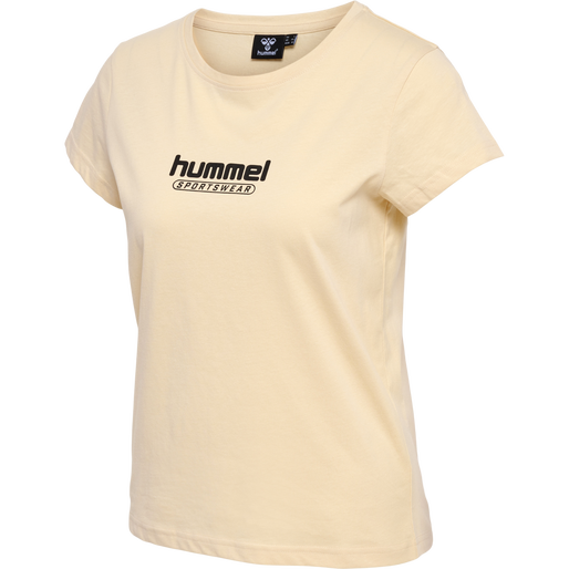 hmlBOOSTER WOMAN T-SHIRT, WOOD ASH, packshot