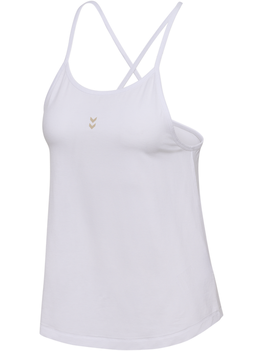 hmlYOGA SOFT W STRAP TOP, WHITE hmlYOGA SOFT W STRAP TOP, WHITE, packshot