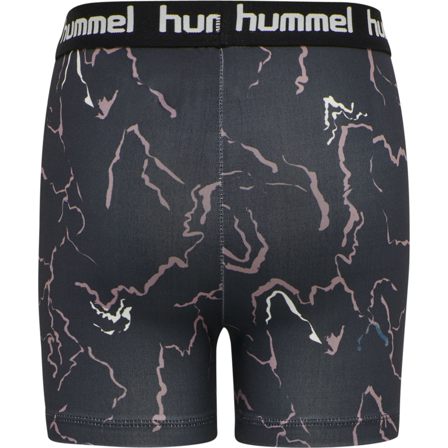 hmlMIMMI TIGHT SHORTS, CAVIAR/TWILIGHT MAUVE, packshot