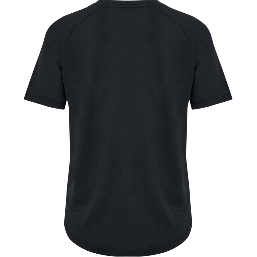 hmlMT VANJA T-SHIRT, BLACK, packshot