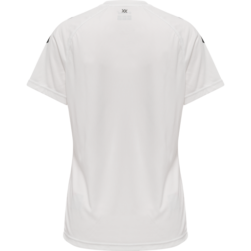 hmlCORE XK CORE POLY TEE  S/S WOMAN, WHITE, packshot