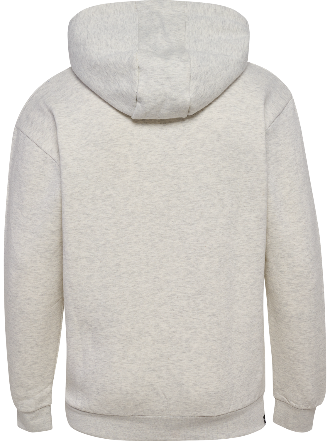 hmlMOVER COTTON HOODIE, EGRET MELANGE, packshot
