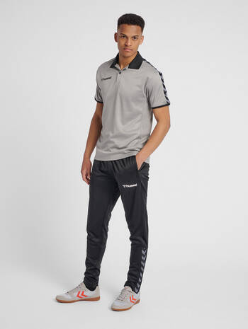 hmlAUTHENTIC POLY PANT, BLACK, model