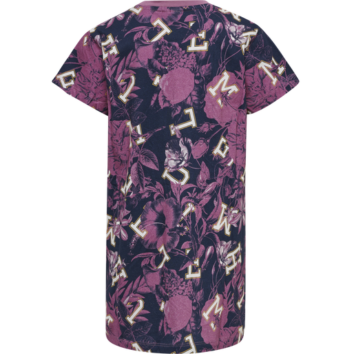 hmlDRAMA T-SHIRT DRESS S/S, BORDEAUX, packshot