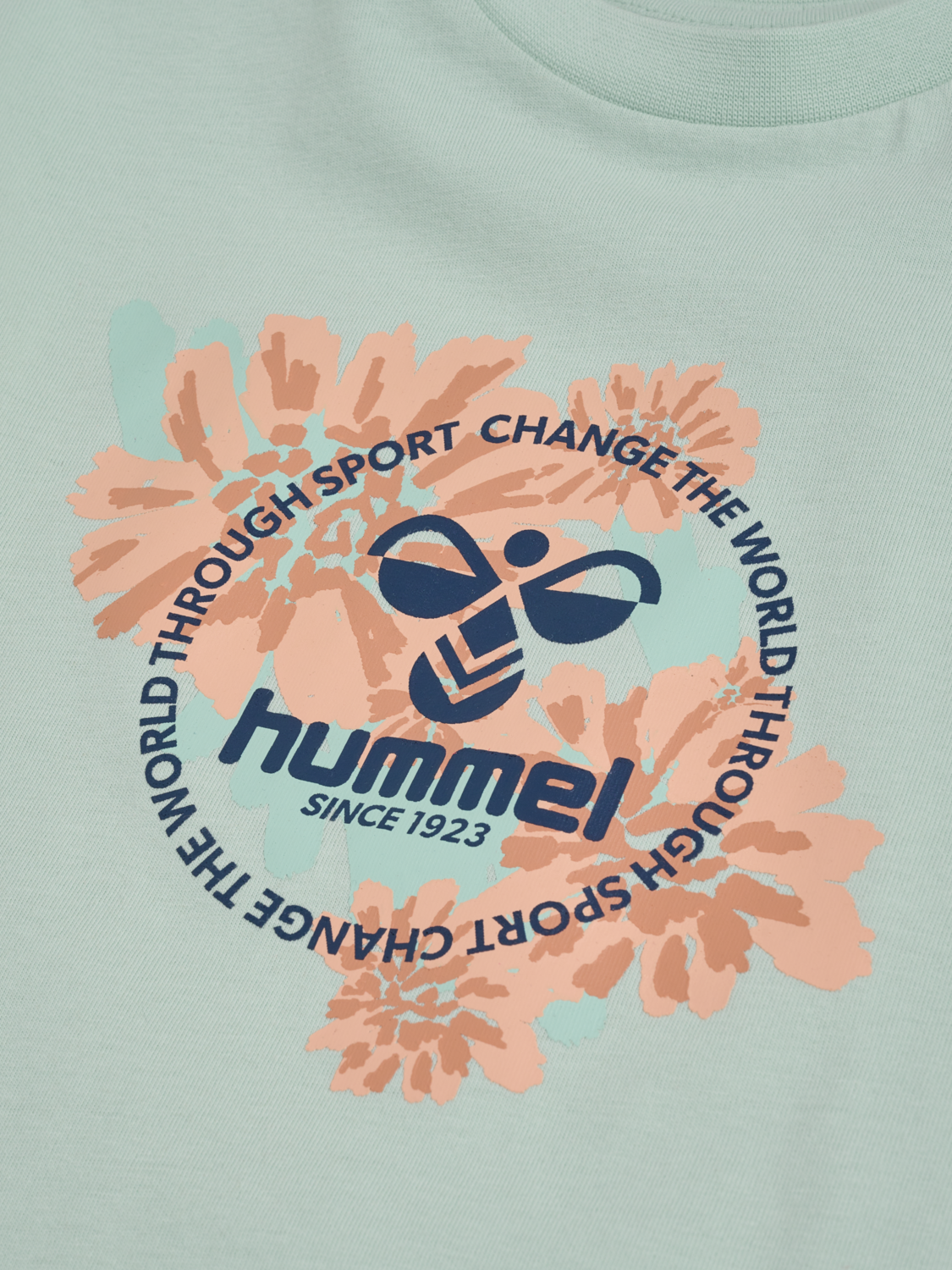 hmlFLOWI DRESS S/S, SURF SPRAY, packshot