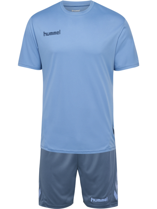 hmlPROMO KIDS DUO SET, ALLURE/CHINA BLUE, packshot