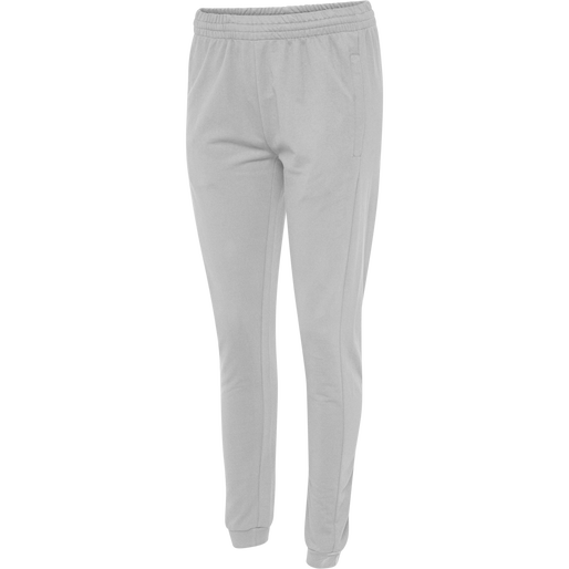 hmlGO COTTON PANT WOMAN, GREY MELANGE, packshot