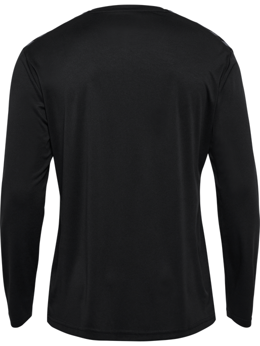 hmlAUTHENTIC PL JERSEY L/S, BLACK, packshot