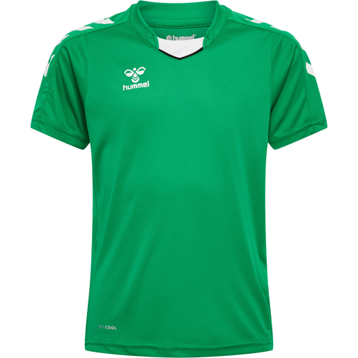hmlCORE XK POLY JERSEY S/S KIDS, JELLY BEAN, packshot