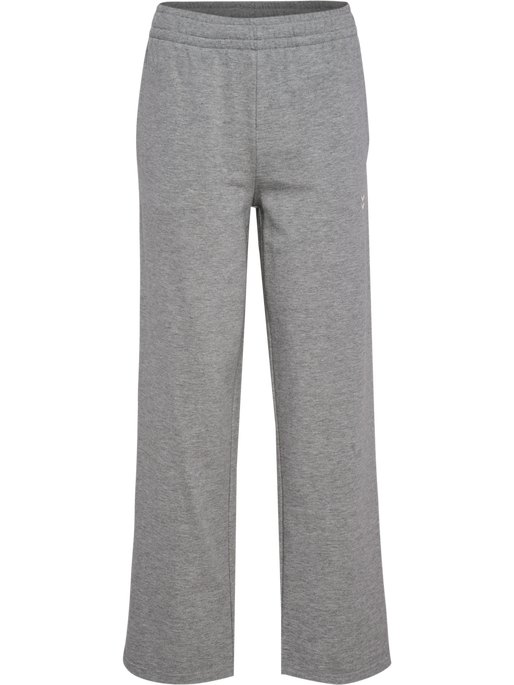 hmlPULSE WIDE W SWEAT PANTS, GREY MELANGE hmlPULSE WIDE W SWEAT PANTS, GREY MELANGE, packshot