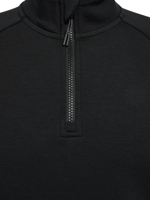 hmlTECH FLEECE HALFZIP, BLACK hmlTECH FLEECE HALFZIP, BLACK, packshot