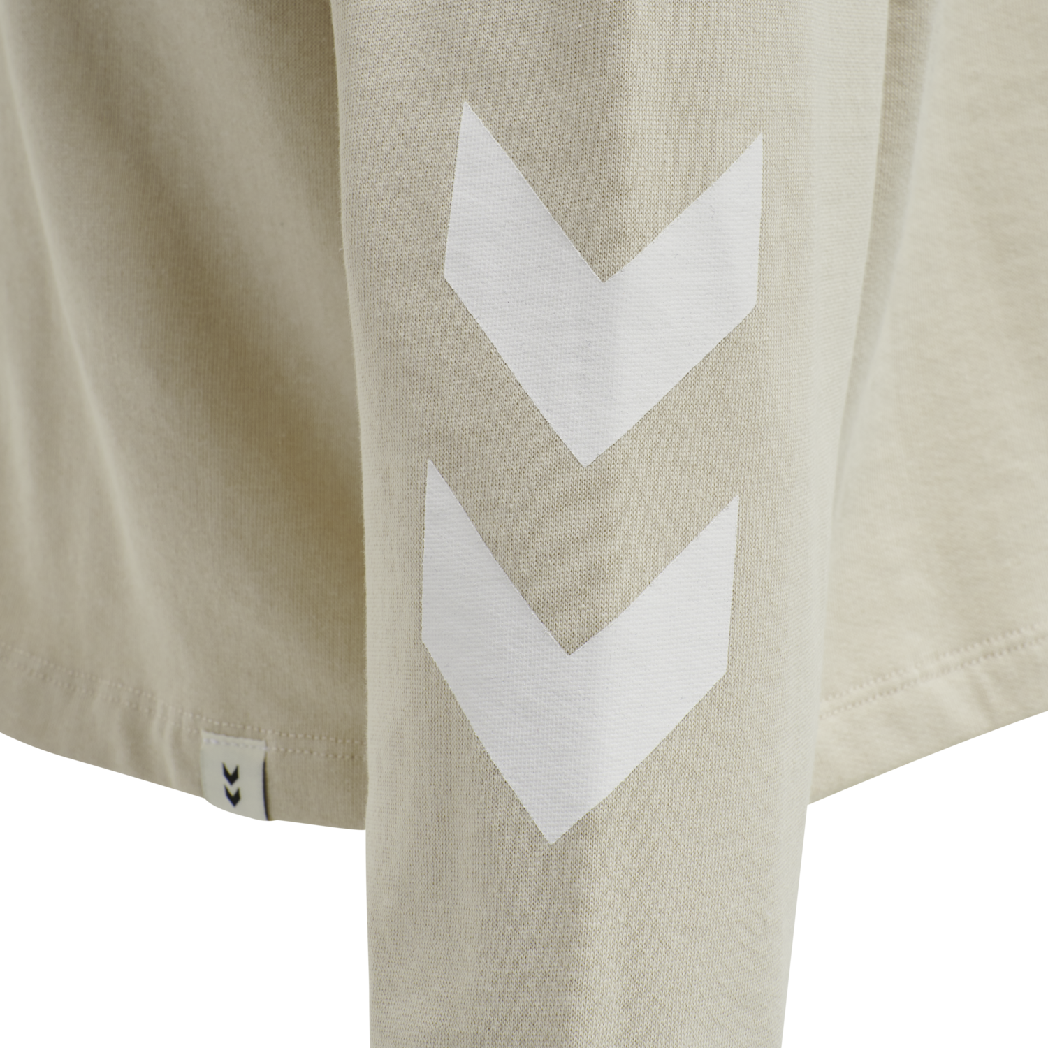 hmlLEGACY WOMAN CROPPED HOODIE, PUMICE STONE, packshot