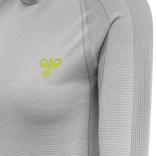 hmlGG12 TRAINING SEAMLESS L/S WOMAN, ALLOY MELANGE, packshot