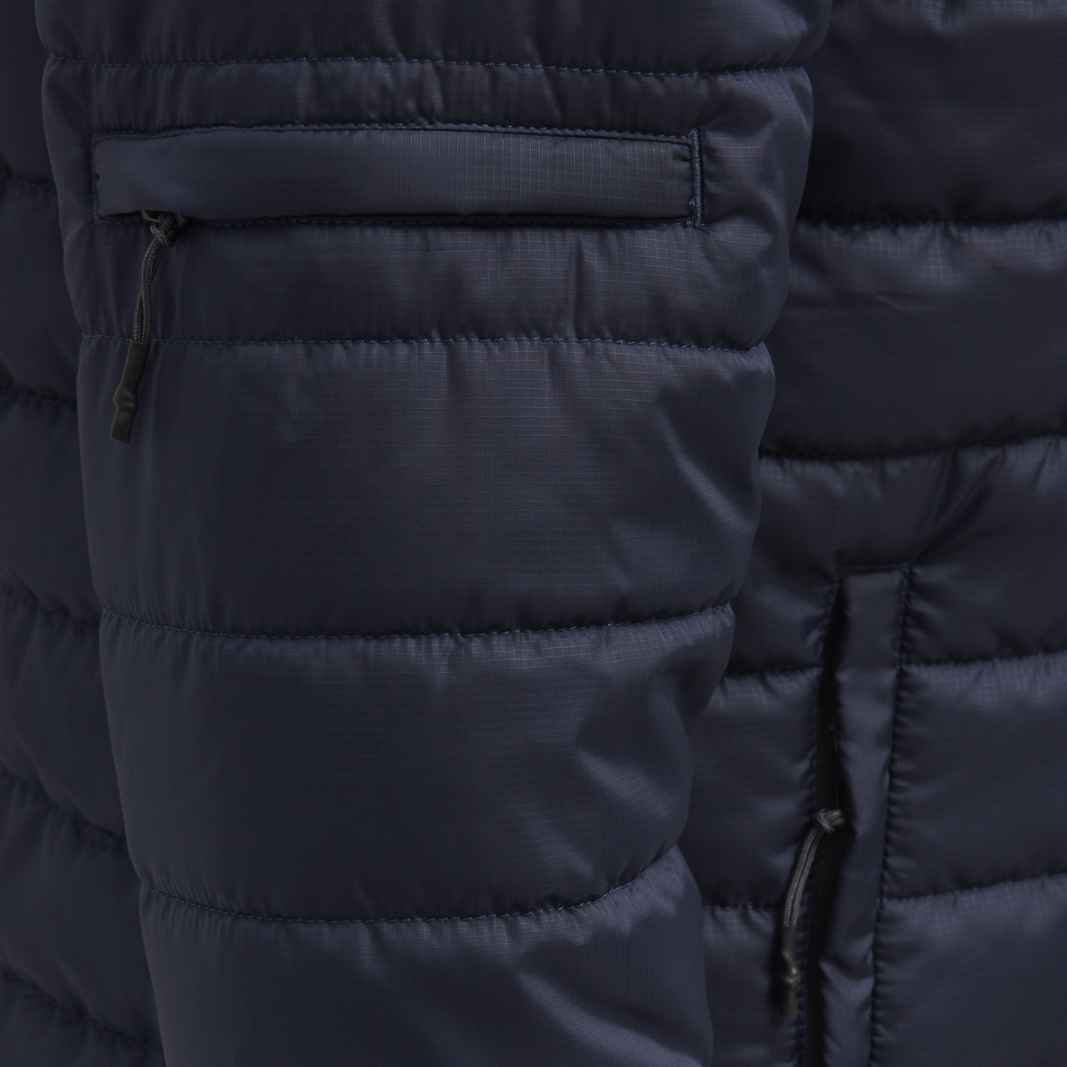 hmlNORTH QUILTED HOOD JACKET, MARINE, packshot