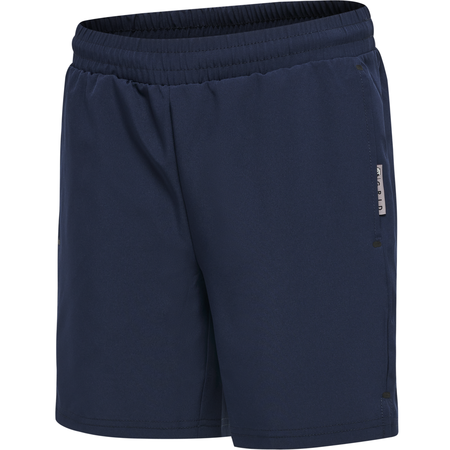 hmlMOVE GRID WOVEN SHORTS KIDS, MARINE, packshot