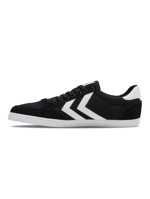 HUMMEL SLIMMER STADIL LOW, BLACK/ WHITE KH, packshot