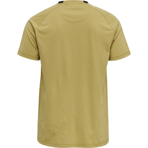 hmlCIMA XK T-SHIRT S/S, ANTIQUE GOLD hmlCIMA XK T-SHIRT S/S, ANTIQUE GOLD, packshot