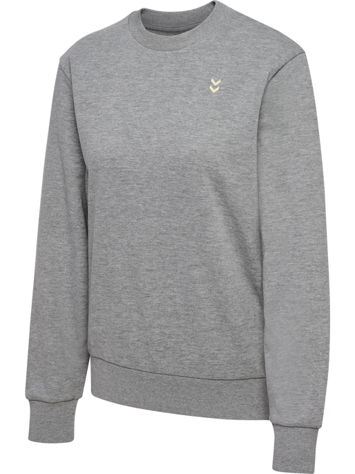 hmlPULSE W SWEAT CREWNECK, GREY MELANGE hmlPULSE W SWEAT CREWNECK, GREY MELANGE, packshot