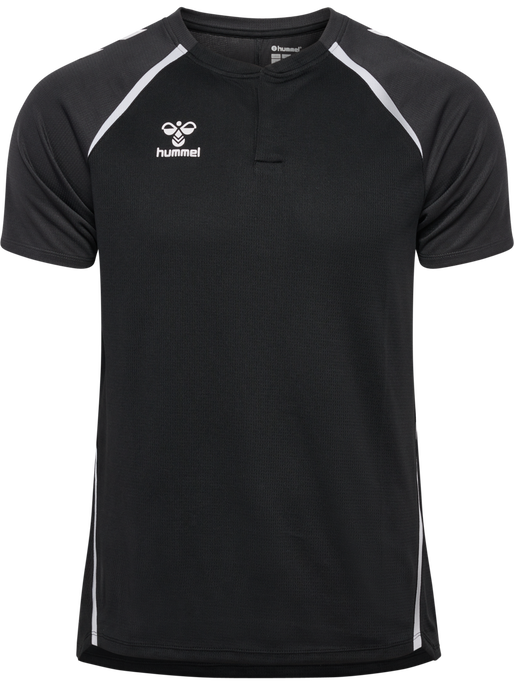 hmlLEAD 2.0 POLO, BLACK/ASPHALT hmlLEAD 2.0 POLO, BLACK/ASPHALT, packshot