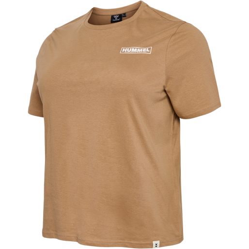 hmlLEGACY WO REGULAR T-SHIRT PLUS, TIGERS EYE, packshot