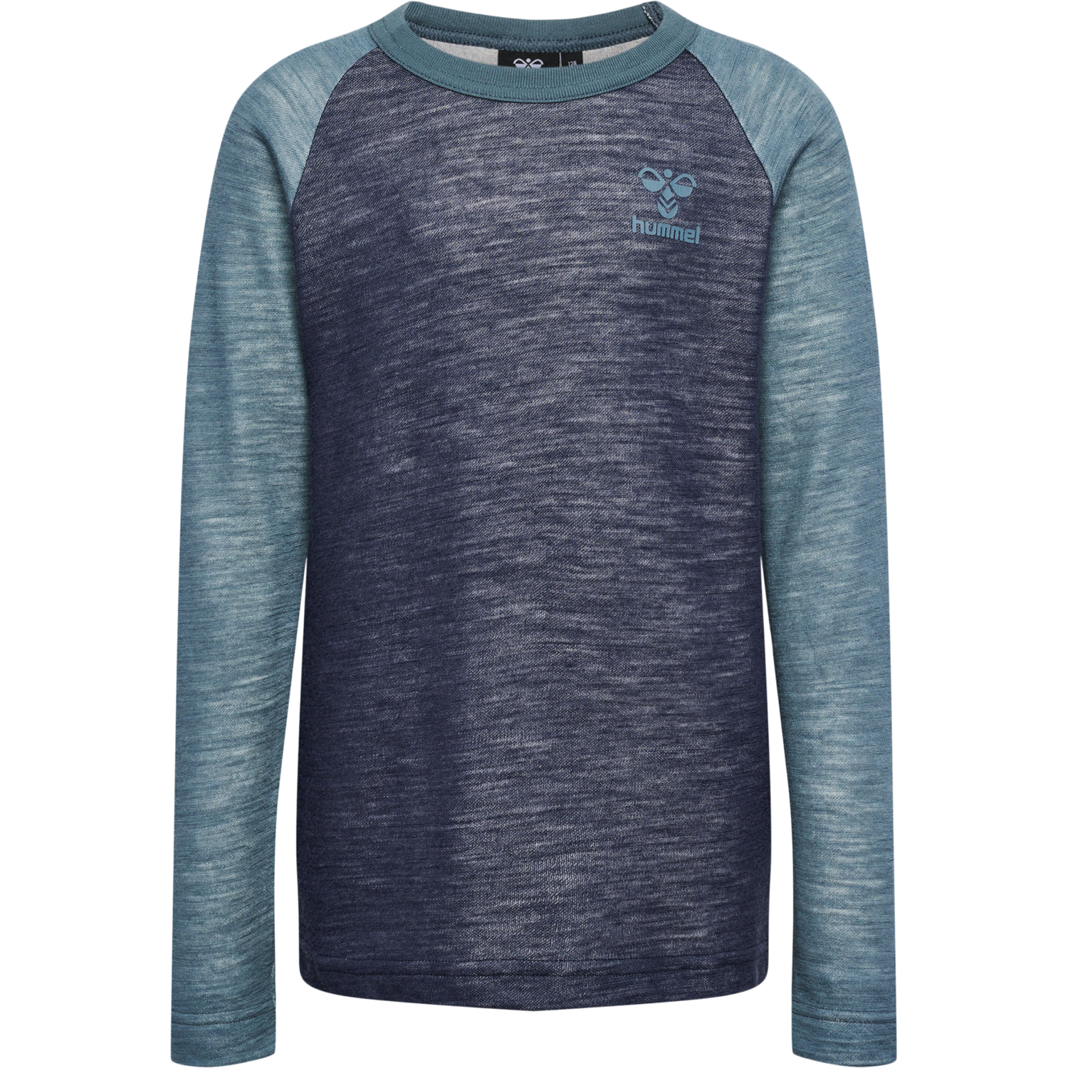 hmlWINGO T-SHIRT L/S, BLACK IRIS, packshot