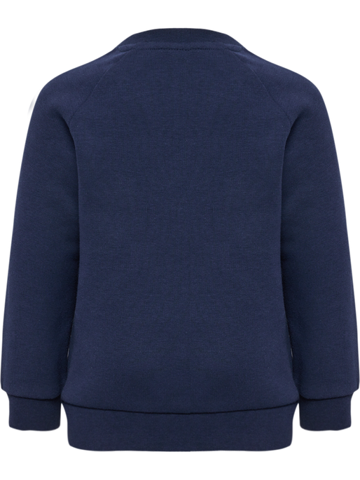 hmlHUMMING CREWSUIT, BLACK IRIS/FADED DENIM, packshot