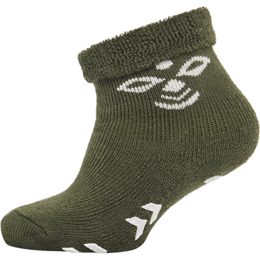 SNUBBIE SOCKS 3 PK, BLACK/OLIVE NIGHT SNUBBIE SOCKS 3 PK, BLACK/OLIVE NIGHT, packshot