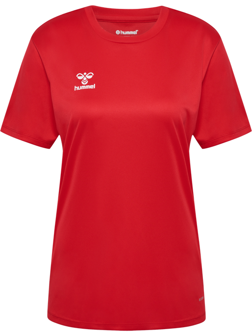 hmlESSENTIAL JERSEY S/S WOMAN, TRUE RED hmlESSENTIAL JERSEY S/S WOMAN, TRUE RED, packshot