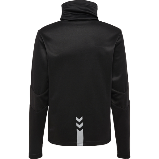 hmlACTIVE WINTER CREW SWEAT KIDS, BLACK hmlACTIVE WINTER CREW SWEAT KIDS, BLACK, packshot