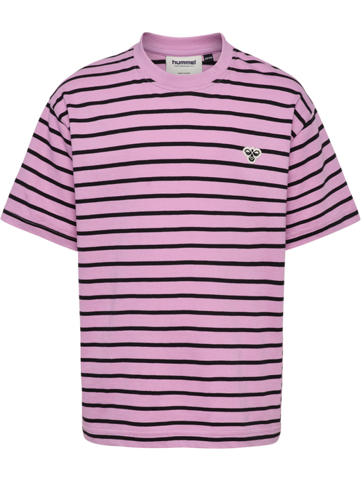 hmlJR LOOSE STRIPED SET BEE, SMOKY GRAPE, packshot