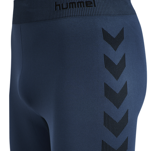 HUMMEL FIRST SEAMLESS TR TIGHTS, DARK DENIM, packshot