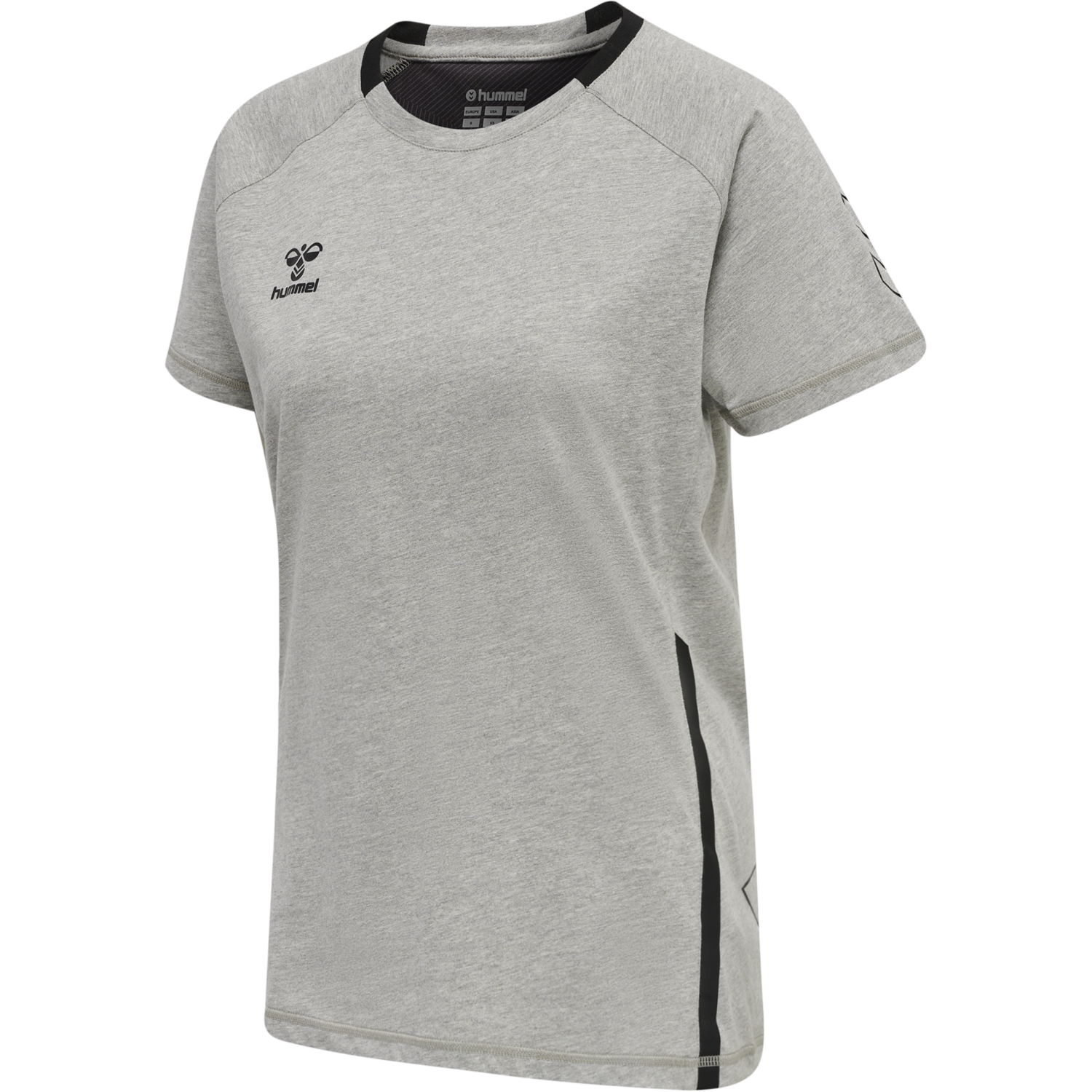 hmlCIMA XK T-SHIRT S/S WOMAN, GREY MELANGE, packshot