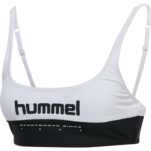 hmlCINDI SWIM TOP, WHITE/BLACK, packshot
