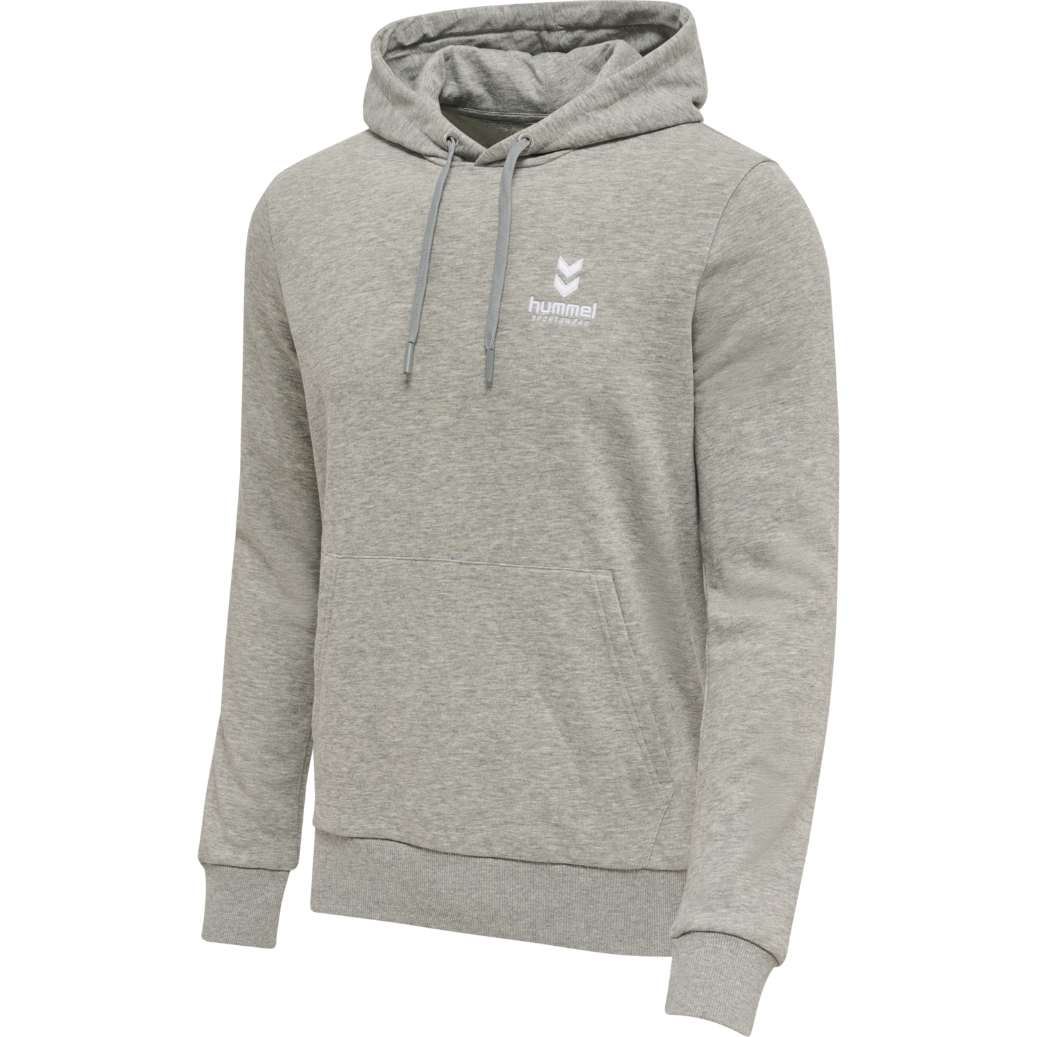 hmlOSCAR HOODIE, GREY MELANGE, packshot
