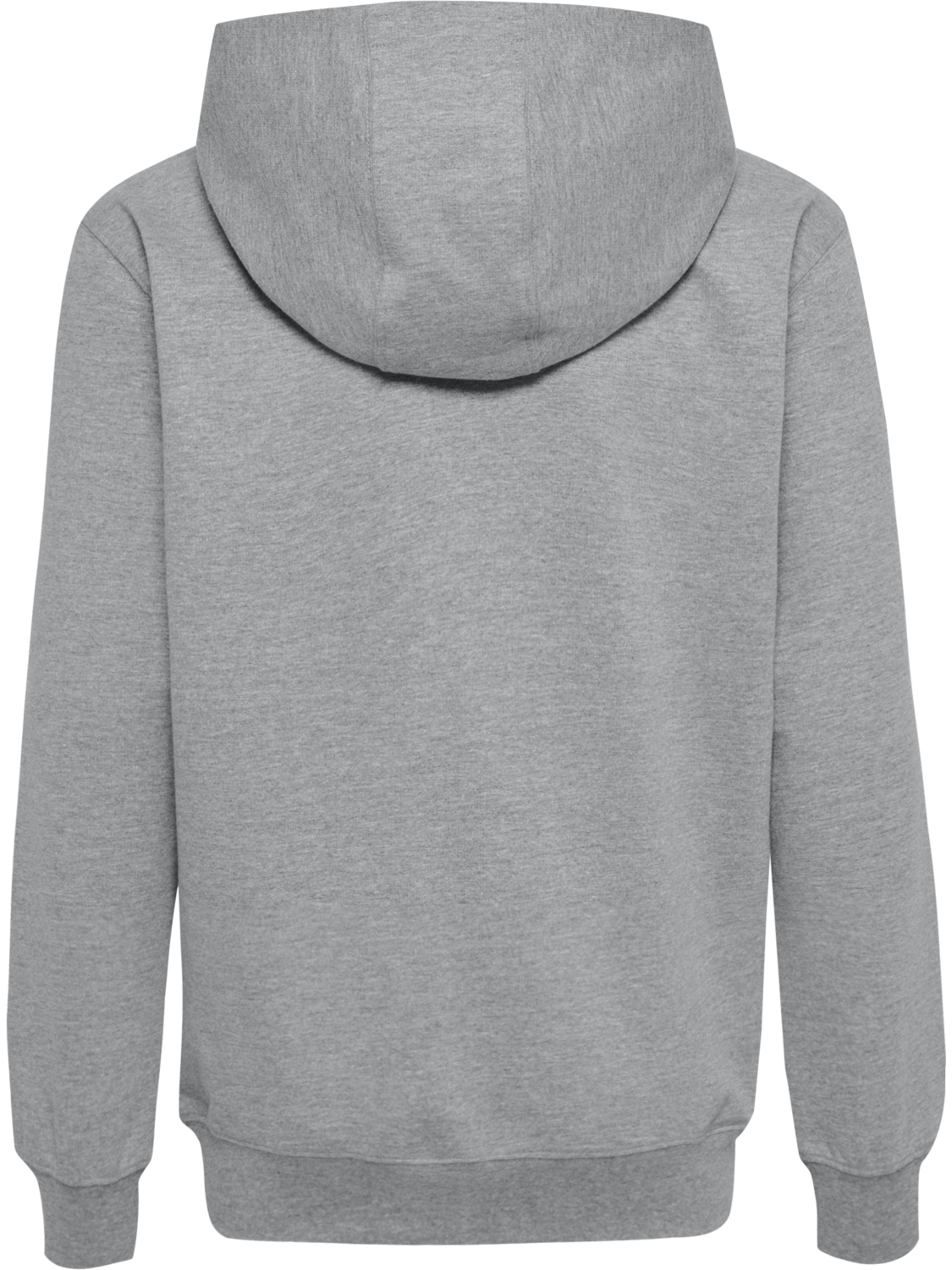 hmlGO 2.0 ZIP HOODIE KIDS, GREY MELANGE, packshot