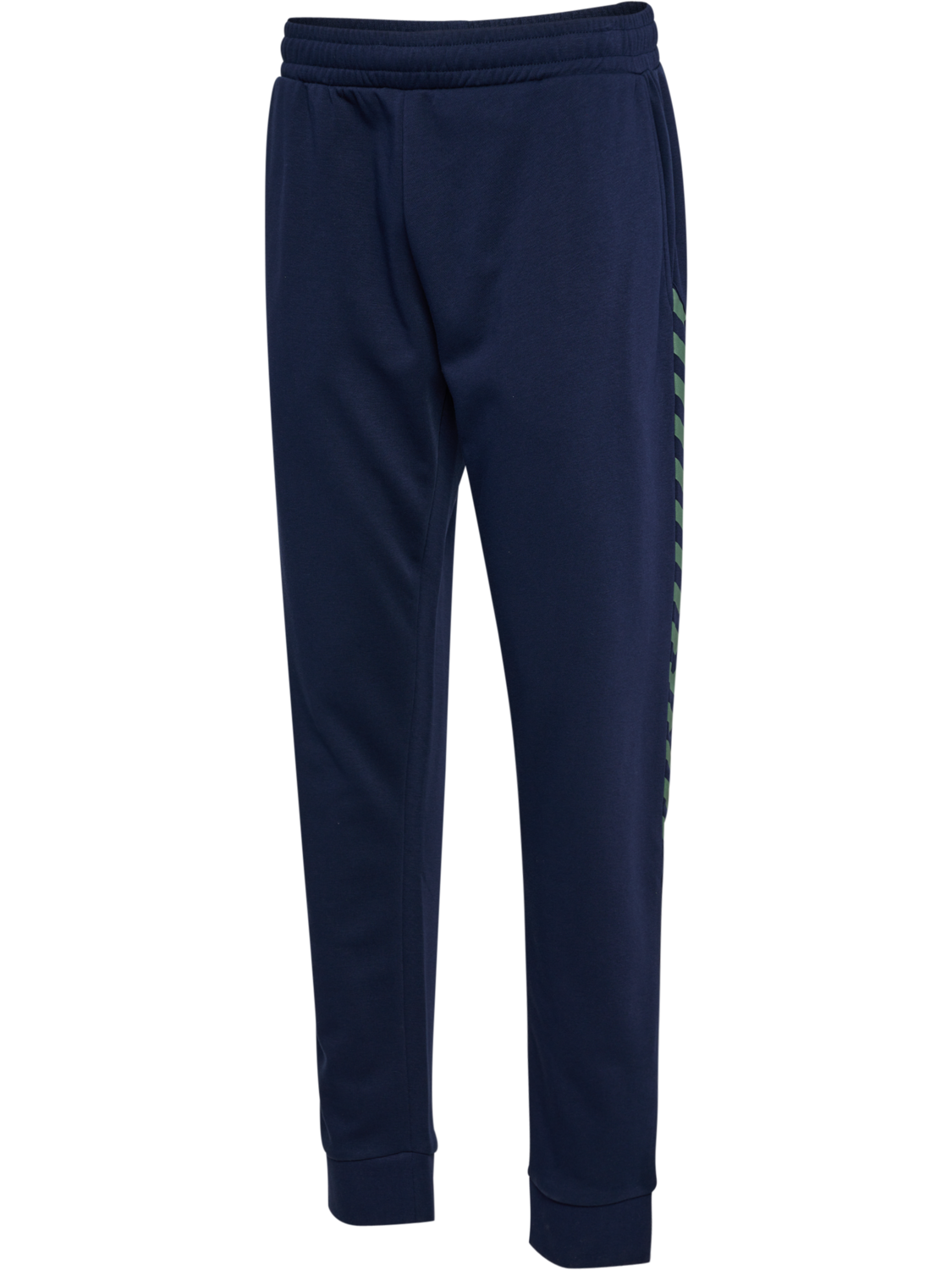 hmlSTALTIC COTTON PANTS, MARINE/DUCK GREEN, packshot