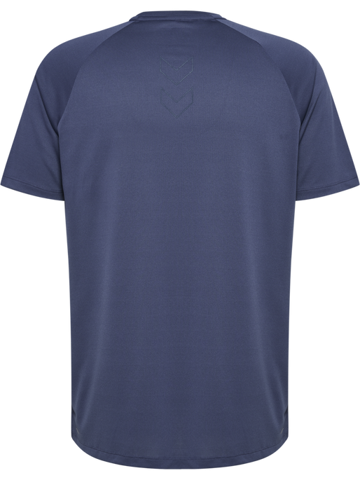 hmlCOURT LIGHT WEIGHT T-SHIRT, BLUE INDIGO hmlCOURT LIGHT WEIGHT T-SHIRT, BLUE INDIGO, packshot