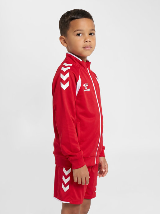 hmlCORE 2.0 TRACK ZIP JACKET KIDS, TRUE RED/WHITE, model