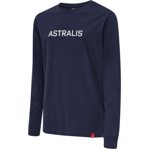 ASTRALIS 21/22 T-SHIRT L/S KIDS, MARINE ASTRALIS 21/22 T-SHIRT L/S KIDS, MARINE, packshot