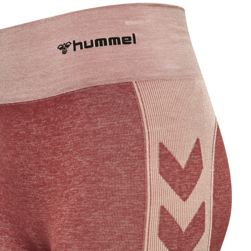 hmlCLEA SEAMLESS CYCLING SHORTS, WITHERED ROSE/ROSE TAN MELANGE, packshot