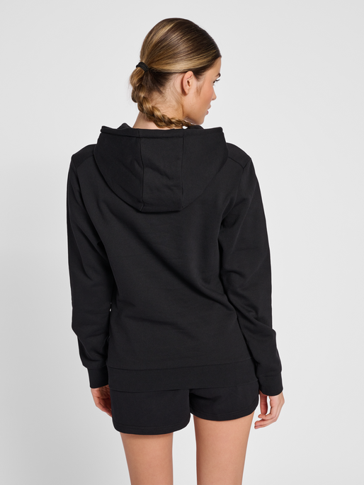 hmlOFFGRID HOODIE WO, JET BLACK, model