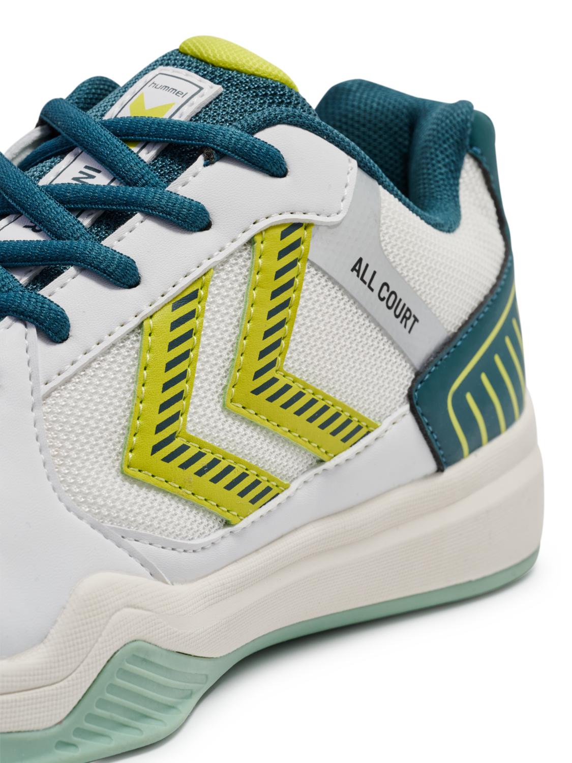 ALL COURT, WHITE/GREEN/YELLOW, packshot