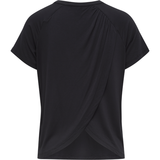 hmlFIONA T-SHIRT, BLACK, packshot