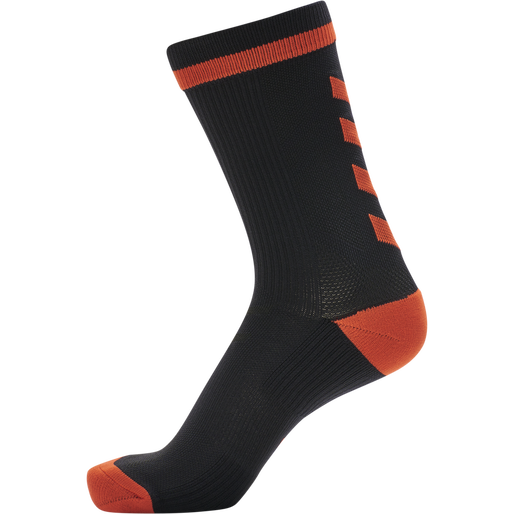 ELITE INDOOR SOCK LOW PA, BLACK, packshot