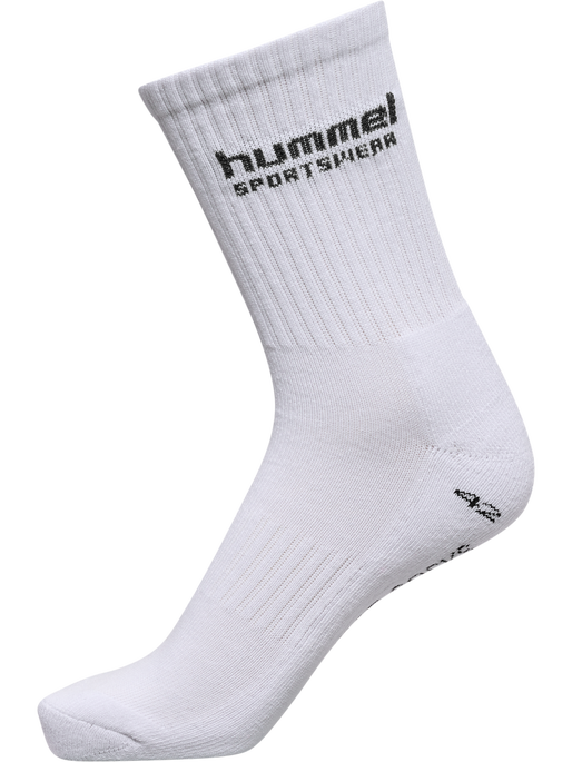 hml3-PACK SOCKS SPORTSWEAR, WHITE/TANGO RED, packshot