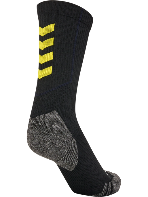 hmlPRO TRAINING SOCKS LOW, BLACK/BLAZING YELLOW hmlPRO TRAINING SOCKS LOW, BLACK/BLAZING YELLOW, packshot