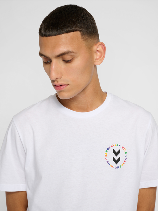 hmlEVERYTHING NOTHING T-SHIRT, 9001, model
