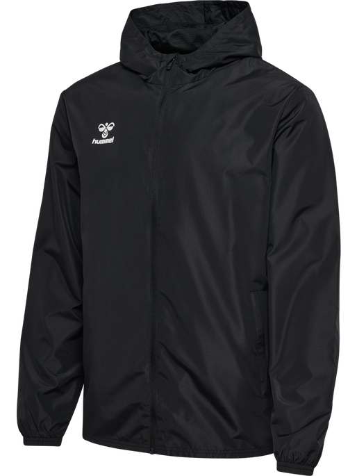 hmlESSENTIAL AW JACKET, BLACK hmlESSENTIAL AW JACKET, BLACK, packshot